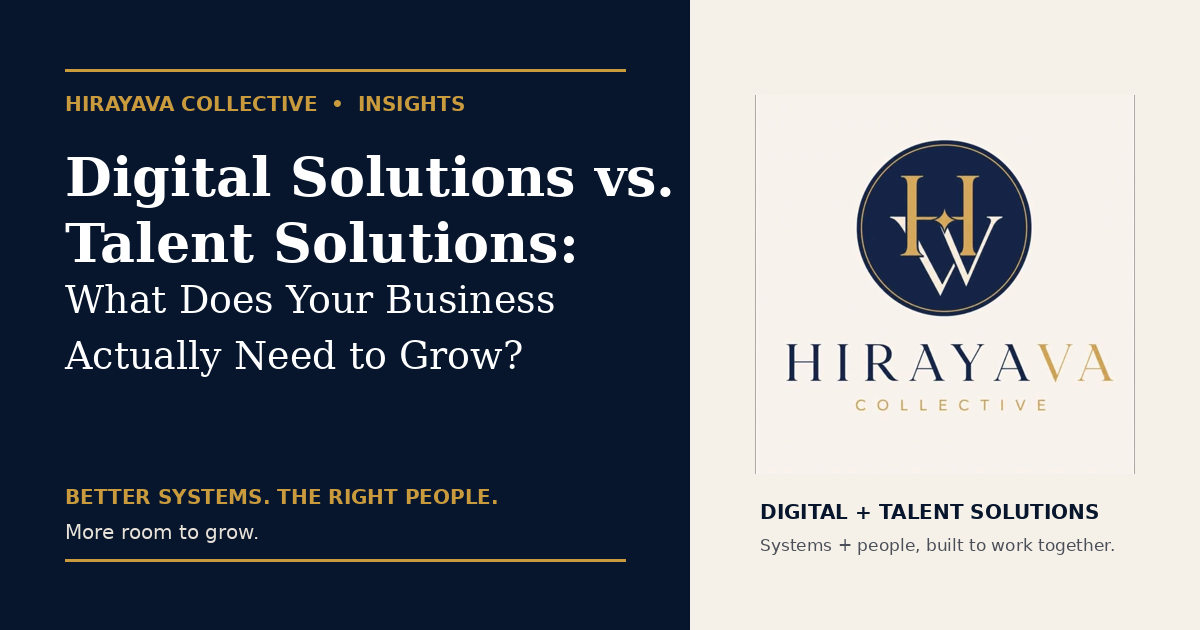 HirayaVA Collective Digital Solutions and Talent Solutions business growth guide